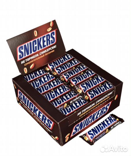 Батончики Сникерс, Марс, Твикс, Баунти