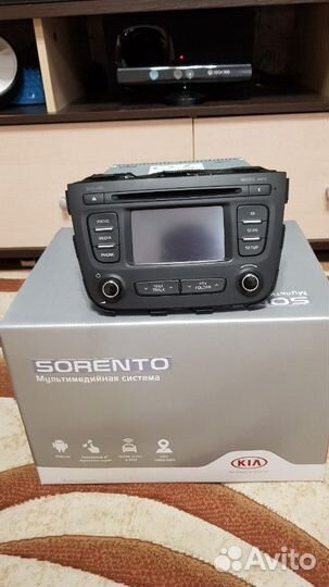 Штатная авто магнитола Kia Sorento 2017 года
