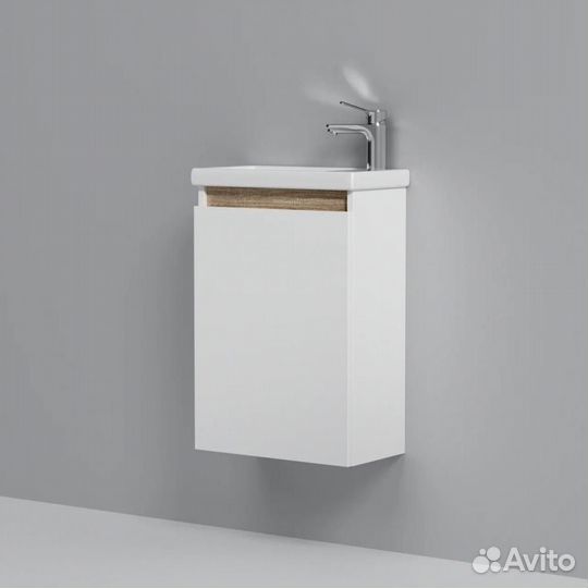 Тумба с раковиной AM.PM X-Joy 45, подвесная, белый