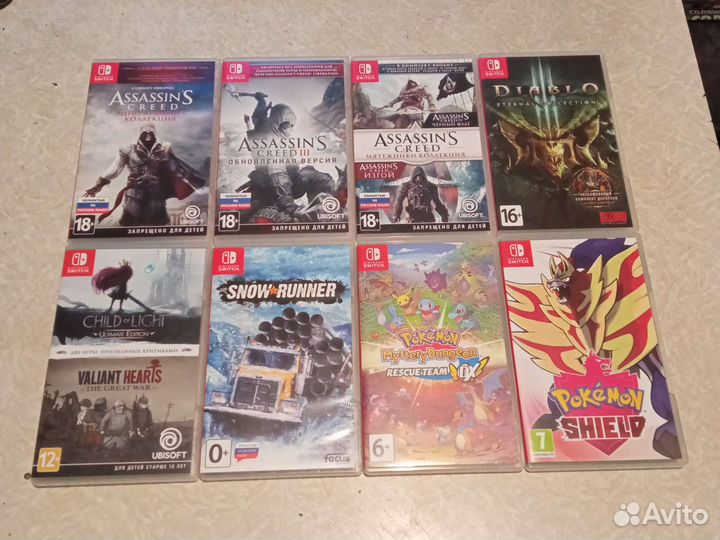 Assasin's / Pokemon/Darksiders Nintendo Switch