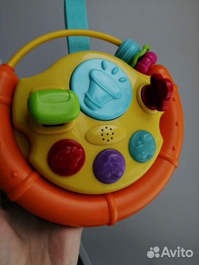 Руль игрушка мобиль музыкальный