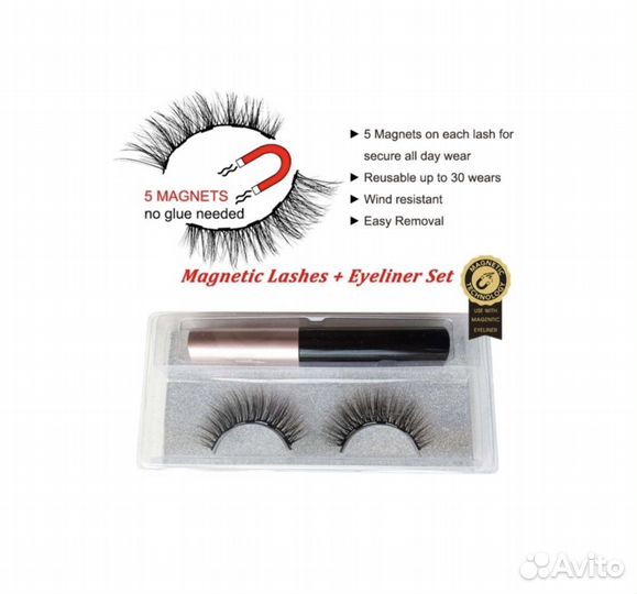Накладные магнитные реснички