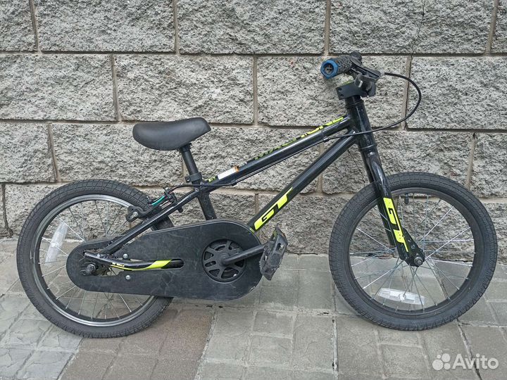 Детский велосипед gt mech one 16 bmx
