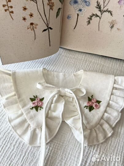 Накладной воротник на девочку