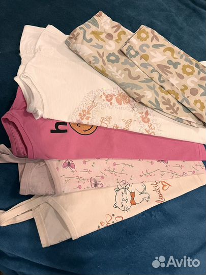 Детская одежда для девочек 110 пакетом