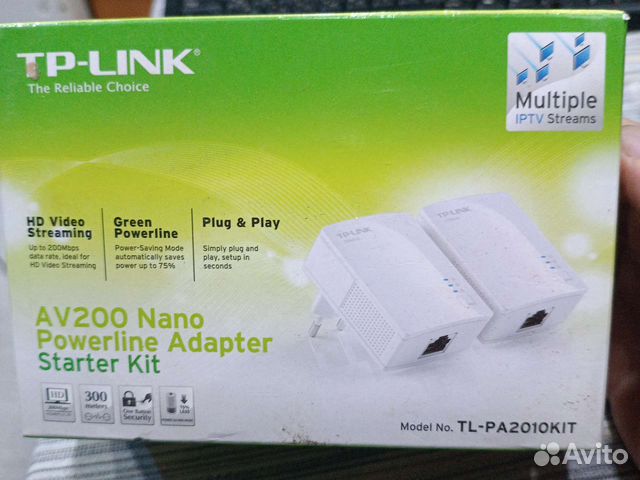 Проводной сетевой адаптер Tp-link AV200 nano