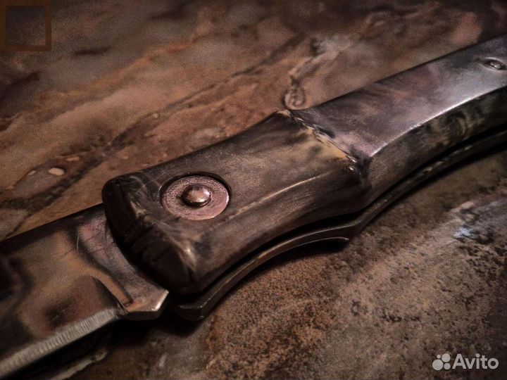 Старый, добрый, крепкий,большой, складной нож СССР