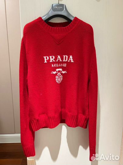Джемпер красный Prada