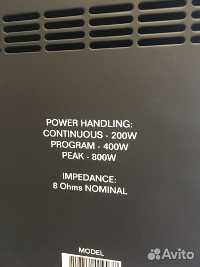 Колонки пассивные Alto TS112 8 Ом 800 Вт пик.мощн