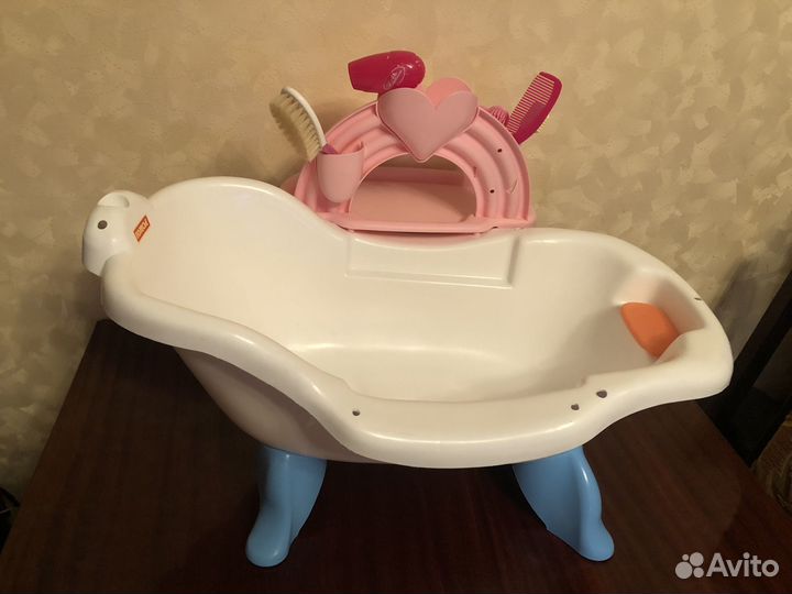 Детская ванна для кукол большая