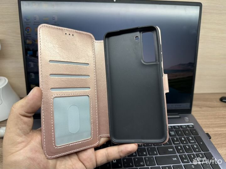 Чехол на Samsung s21 fe книжка