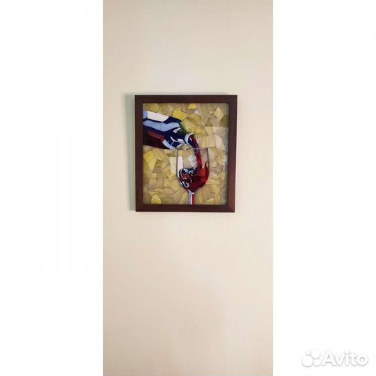Настенное панно из стекла