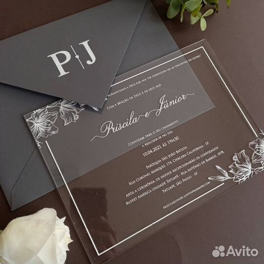 Трендовые пригласительные на орг стекле