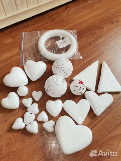 Пенопластовые Шары венок елочки