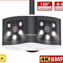 Широкоугольная Wi-Fi IP камера boavision 4K 8MP