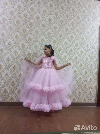 Пышное платье для девочки 110-146