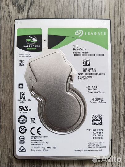 Жесткий диск Seagate 1tb