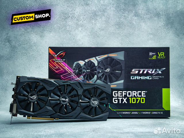 Asus GTX 1070 Strix 8Gb Гарантия / Обмен