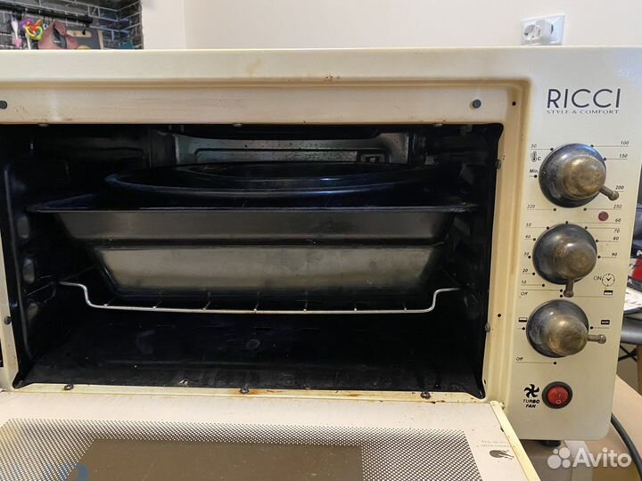 Печь ростер Ricci. Духовка. Мини печь