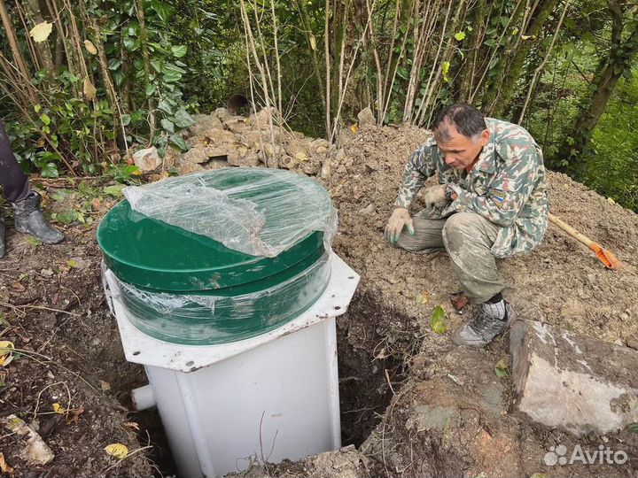 Септик под ключ без откачки