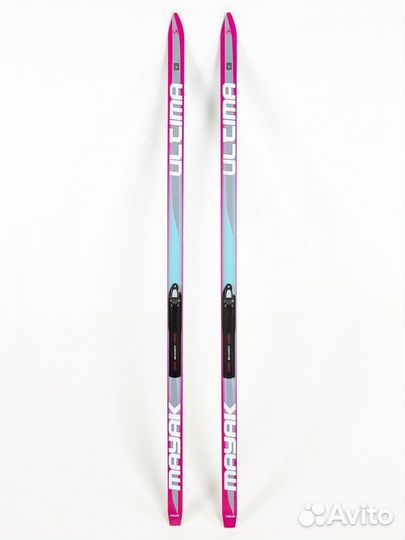 Детские подростковые лыжи Маяк дерево-пластик 170