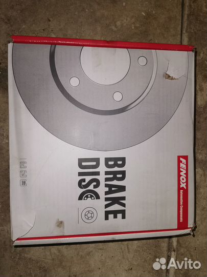 Тормозные диски Fenox TB219162,цена за 2шт