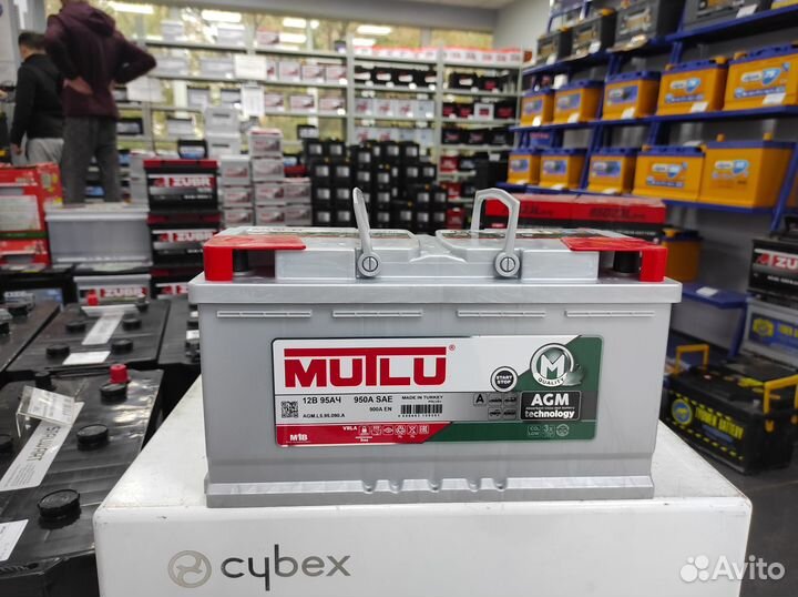 Аккумулятор 95Ач Mutlu 900A AGM start-stop на Bmw