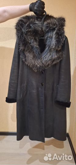 Дубленка женская зимняя натуральная р-р 44-46