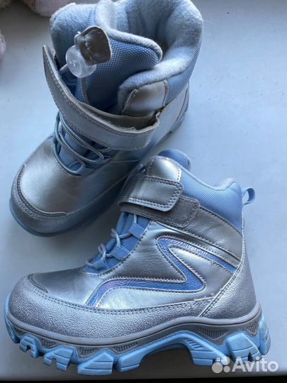 Зимние ботинки для девочки 30 размер новые