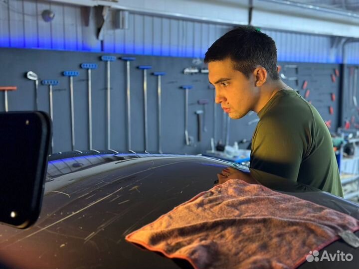 Вакуумная рихтовка (выпрямление вмятин )