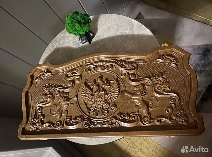 Нарды ручной работы Герб