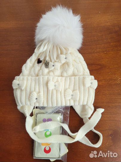 Шапка шерстяная зимняя Чоби Chobi 44-46 (6-18мес)