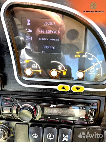 Телескопический погрузчик JCB 536-60 Agri Super, 2015