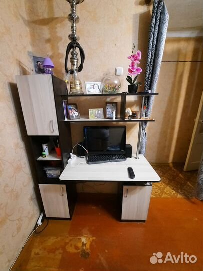 Компьютерный стол цвет венге