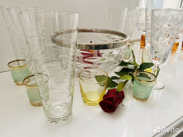 Много Цветной хрусталь и стекло СССР