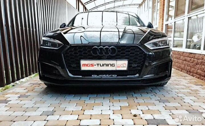Решетка радиатора Audi A5 16-19 гг. RS5 дизайн 1