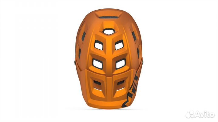 Велошлем MET terranova orange/METallic titanium L