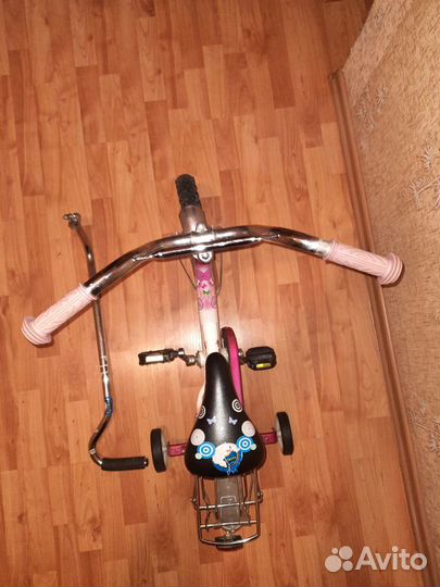 Детский велосипед бу с ручкой