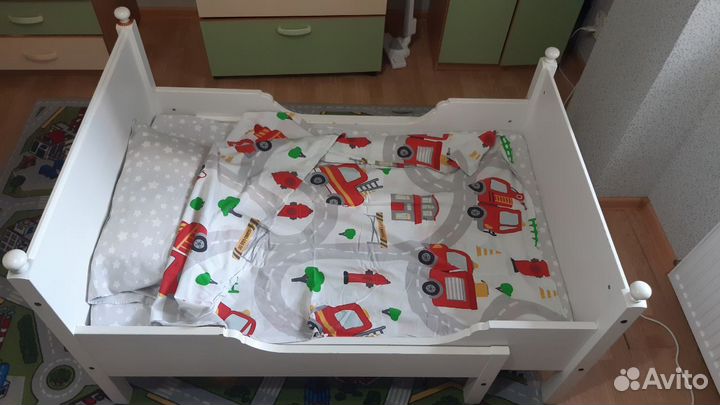 Кровать детская IKEA лексвик раздвижная