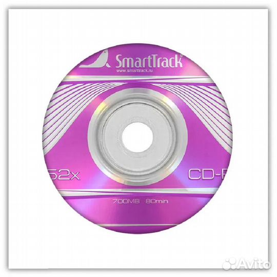 Диск SmartTrack CD-R 700Mb 52x в бумажном конверте