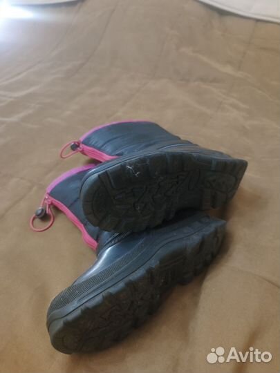 Сапоги Unichel на шерсти зима для девочки 34 р