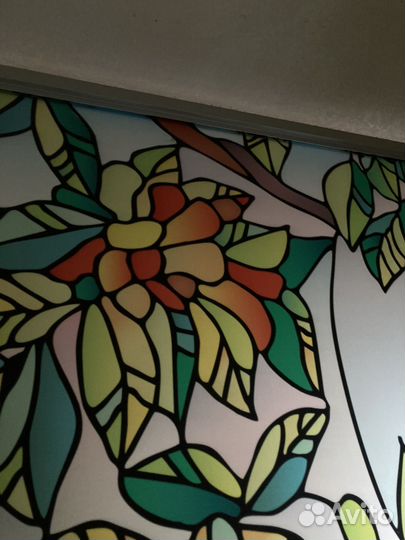 Стеклянная перегородка для зонирования