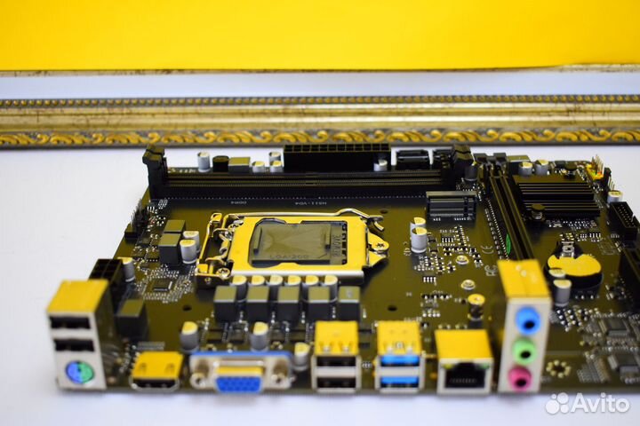 Материнская плата lga 1200 DDR4 2RAM