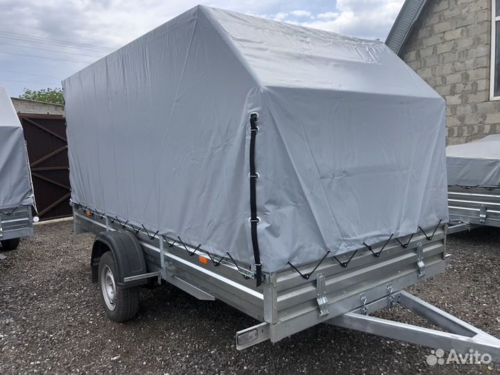 Легковой прицеп Мзса 3,5 х 1,5 тент 1,5 + колесо