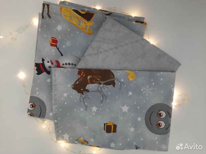 Постель новогодняя в детскую кроватку новая