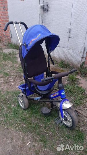 Велосипед с родительской ручкой