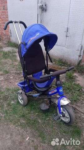 Велосипед с родительской ручкой