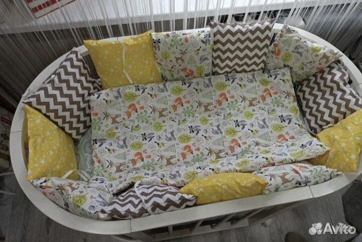 Бортики в детскую кроватку