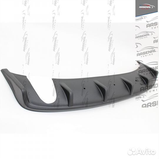 Накладка на задний бампер Mitsubishi Lancer X