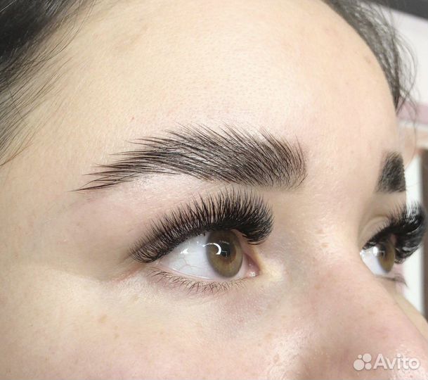 Наращивание ресниц. ламинирование ресниц. брови